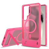 Frosted Magnetic Phone Case With Stand for Samsung