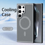 Magnetic Magsafe Heat Dissipation Shockproof Case For Samsung