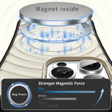 Car Magnetic Ripple Wave Pattern Case For iPhone