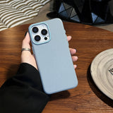 Leather Business Lichee Pattern Phone Case For iPhone
