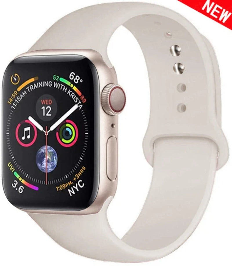 Silicone Strap For Apple Watch band