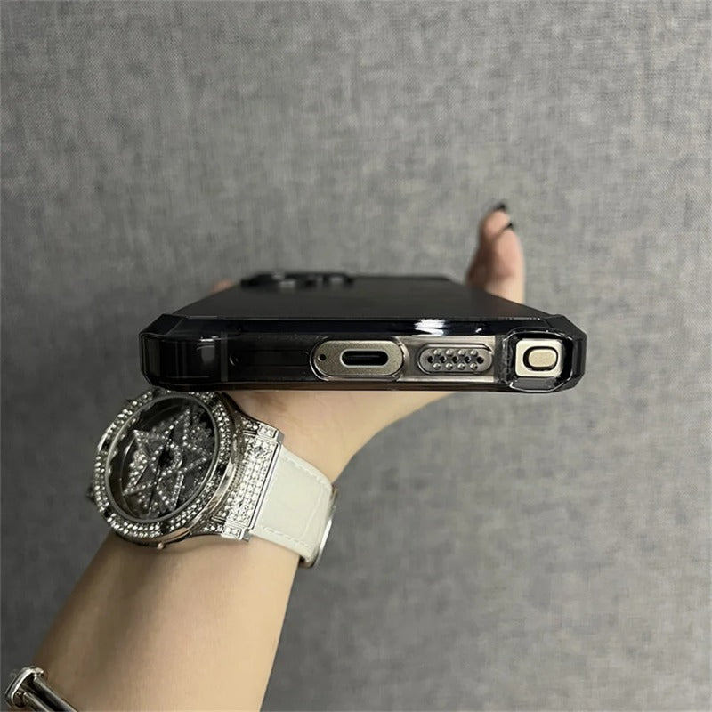 Wave Curly Non-Slip Bumper Magnetic Phone Case For Samsung