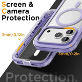 Anti-Slip Transparent Magnetic Case for iPhone