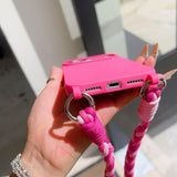 Hand-Woven Crossbody Long Lanyard Phone Case For Iphone