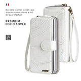 Card Holder Wallet Anti-Fingerprint Leather Case for iPhone
