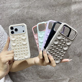 Circular Suction Cup Silicone Shockproof Phone Case for iPhone