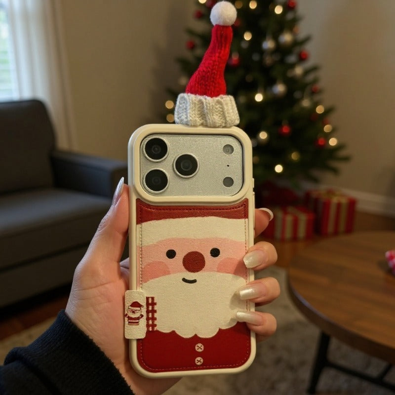 New Cute 3D Christmas Snowman Patchwork Design for IPhone
