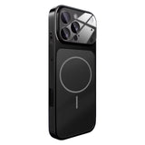 Frosted Large Window Case with Lens Film for iPhone