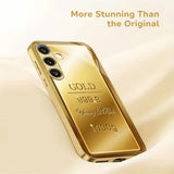 Creative Gold Bar Pattern Electroplated Case for Samsung