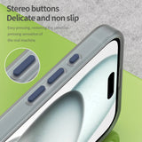 Luxury Soft Silicone Translucent  Magnetic Matte Case For iPhone