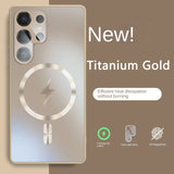 Ultra-thin Matte Magnetic Shockproof Phone Case for Samsung