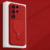 Magnetic Liquid Silicone Phone Case for Samsung