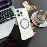 Ultra Thin Hard PC Magnetic Frameless Case for iPhone