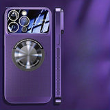 Hollow heat dissipation mesh magnetic Case For iPhone