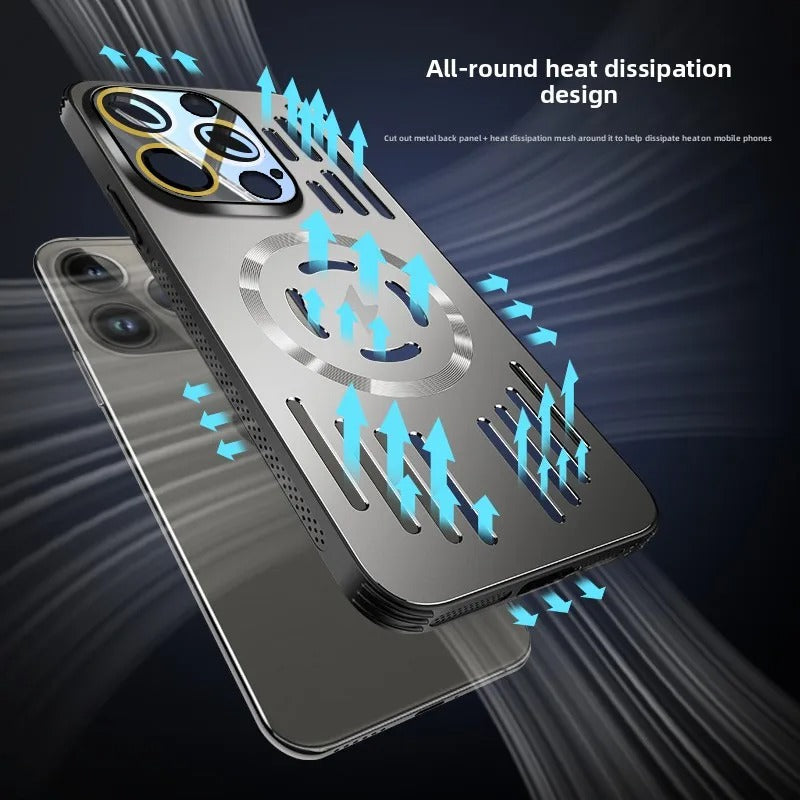 Magnetic Wireless Charging Heat Dissipation Case For iPhone