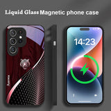 Golden Tiger Magnetic Liquid Glass Phone Case for Samsung
