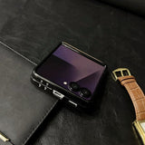 Vintage Waxed Leather Magnetic Shockproof Case for Samsung