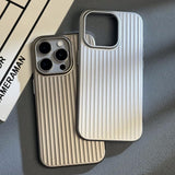 Slim Corrugated Matte Clear Case For iPhone