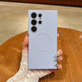 Liquid Silicone TPU Magnetic Shockproof Soft Case for Samsung