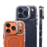 Magnetic Charging Lens Protect Stand Shockproof Case for iPhone
