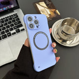 Ultra Thin Hard PC Magnetic Frameless Case for iPhone