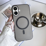 Matte Magnetic Hard PC Case for iPhone