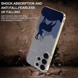 Premium Plaid Reindeer Electroplated Phone Case for Samsung