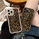 Stylish Leopard Print Soft Phone Case for IPhone