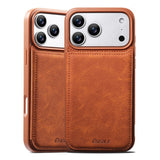 Luxury Leather Flip Wallet Shockproof Case for iPhone