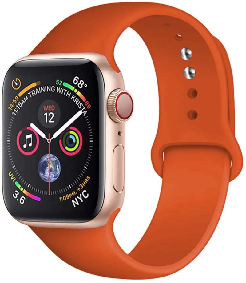 Silicone Strap For Apple Watch band