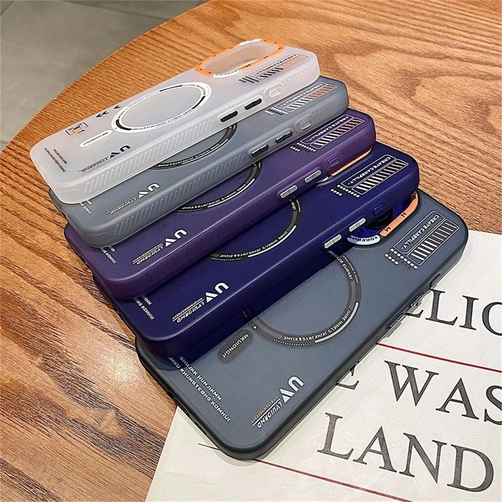 Magnetic Frosted Transparent Case For iPhone