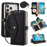 Fashion Flip Leather Wallet Card Case for iPhone