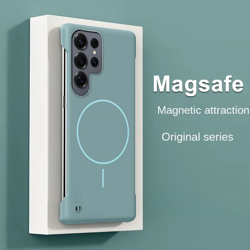 Ultra Thin Frameless Magnetic Case For Samsung