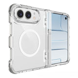 Clear Magnetic Shockproof Invisible Kickstand Case for iPhone Duo