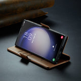 Business-Style Leather Flip Case for Samsung