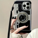 3D with Lanyard - Soft Fit Compatible Secure Grip  Case for iPhone