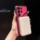 Cloth Texture Matte Dual Color Magnetic Case for Samsung