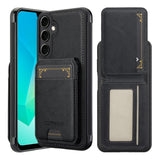 2-in-1 Magnetic Charging Leather Wallet Case for Samsung