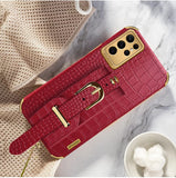 Crocodile Pattern Leather Phone Case For Samsung