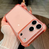 Fluorescent Transparent Shockproof Soft Case for iPhone