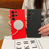 Liquid Silicone For Magsafe Magnetic Case for Samsung