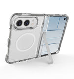Clear Magnetic Shockproof Invisible Kickstand Case for iPhone Duo