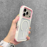 3 in 1 Clear Armor Magnetic Case for iPhone