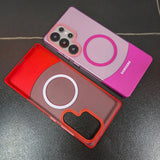 2 IN 1 Splicing Matte Magnetic Case For Samsung