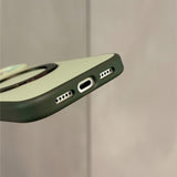 Soft-Touch Magnetic Stand Shockproof Case for iPhone