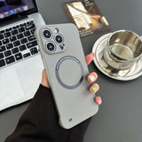 Ultra Thin Hard PC Magnetic Frameless Case for iPhone
