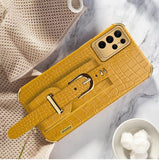 Crocodile Pattern Leather Phone Case For Samsung