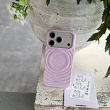 Polka-dot Lily Kickstand Magnetic Case for iPhone