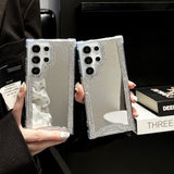 Diamond Touch-up Mirror Phone Case for Samsung