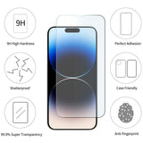 3/5PCS Glass Screen Protector Phone Case for IPhone